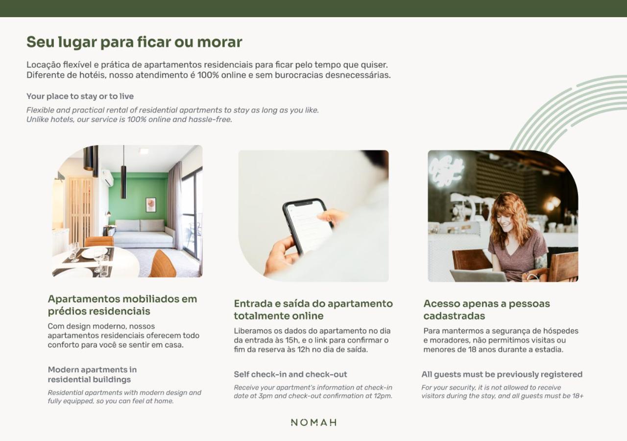 Nomah - Aptos Por Temporada Na Liberdade Apartment Sao Paulo Exterior photo